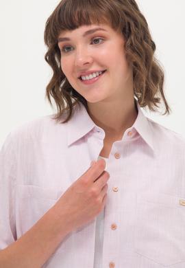 Kadın Pudra Uzun Kollu Gömlek - 50270264005