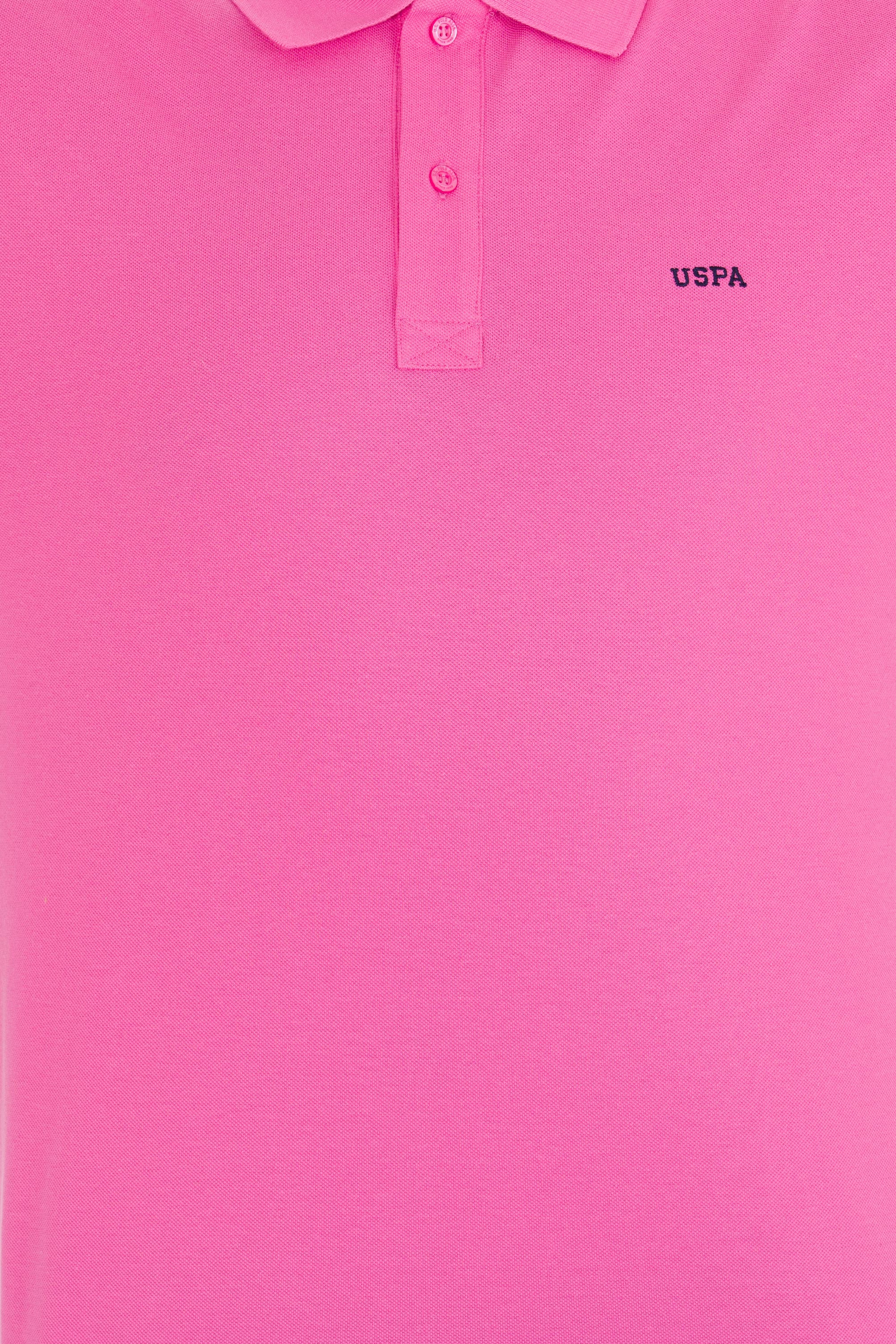 Erkek Pembe Basic Polo Yaka Tişört - Image 6