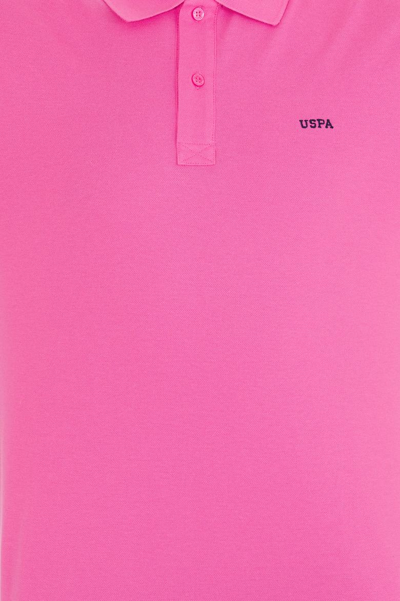 Erkek Pembe Basic Polo Yaka Tişört - 50264892148