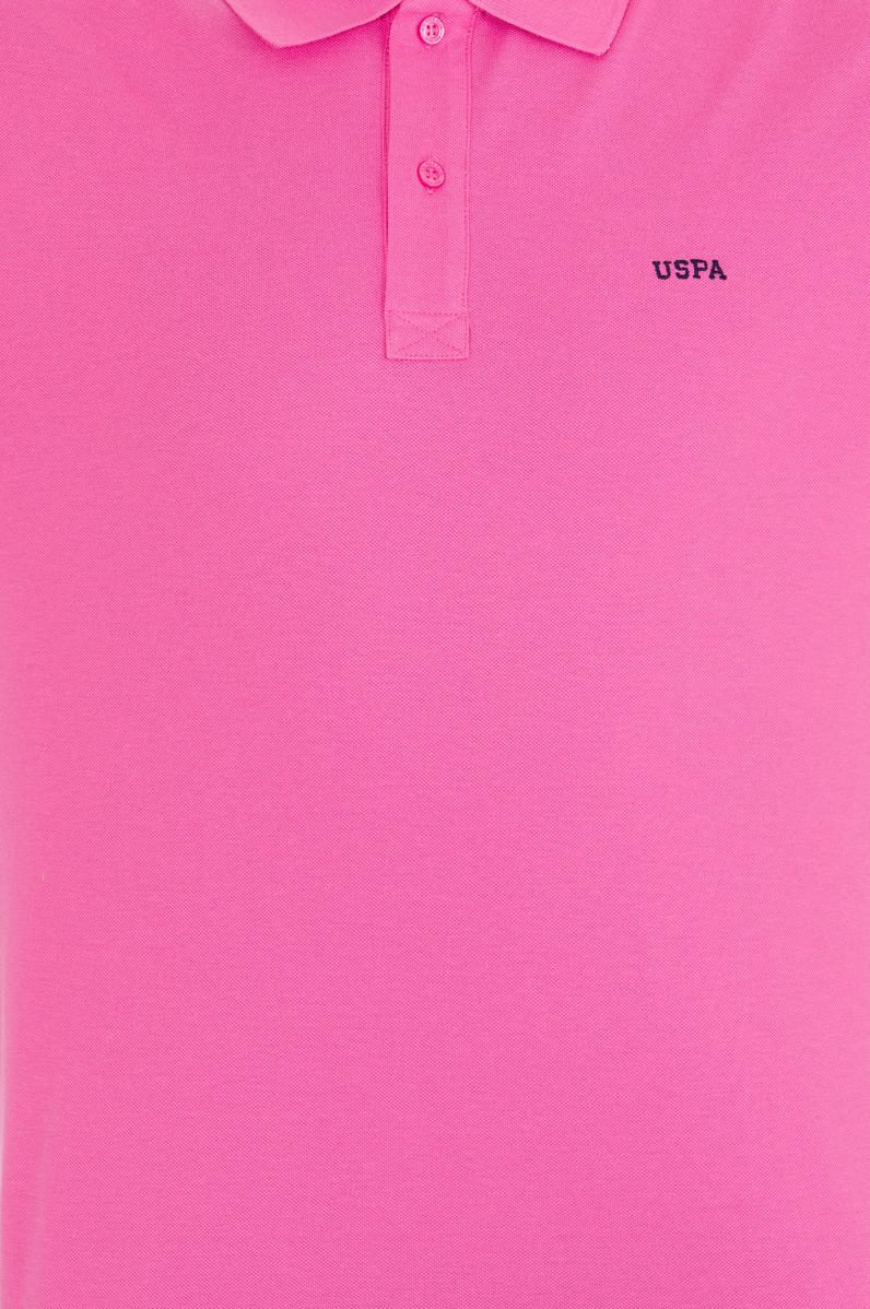 Erkek Pembe Basic Polo Yaka Tişört