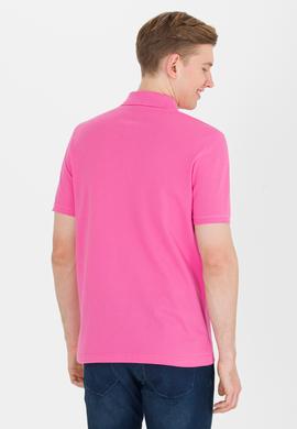 Erkek Pembe Basic Polo Yaka Tişört - 50264892148