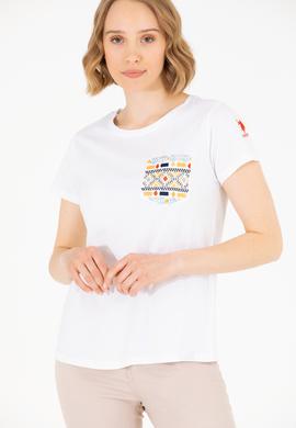 Kadın Beyaz Tişört - 50271647014