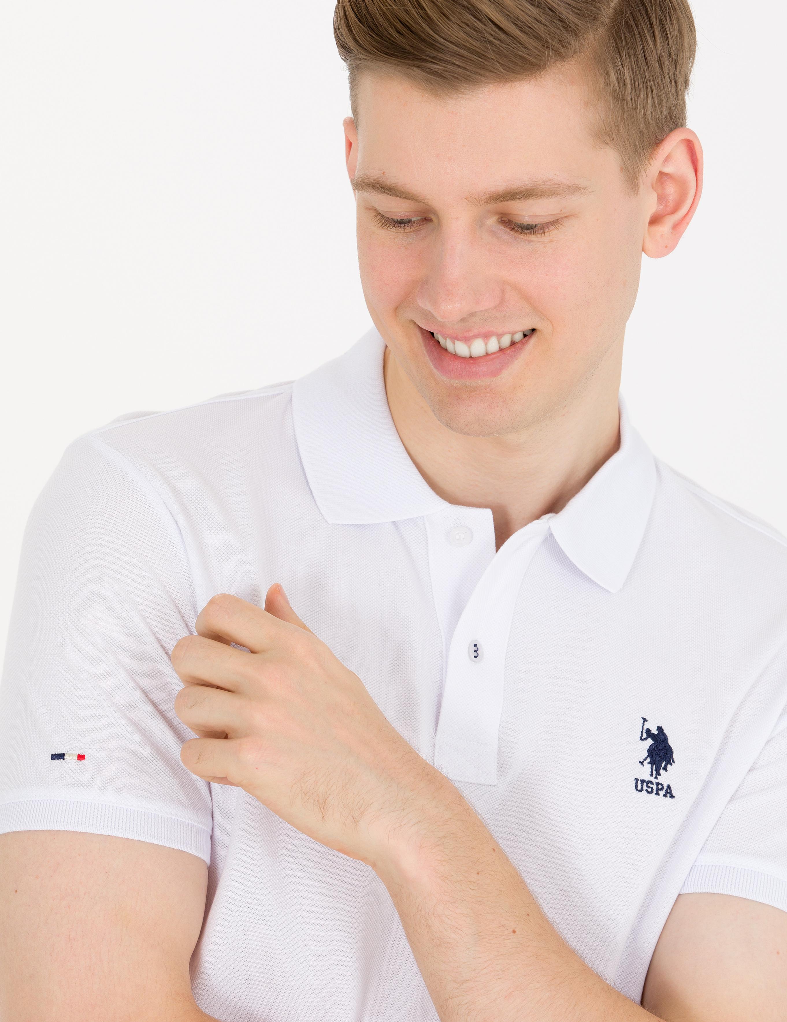 پولوشرت آستین کوتاه اندامی یقه پولو مردانه یو اس پولو | U.S. Polo Assn. - تصویر 3