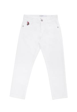 Erkek Çocuk Beyaz Kanvas Pantolon - 50263986023