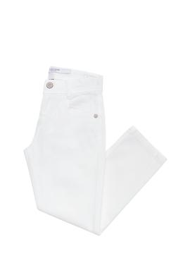 Erkek Çocuk Beyaz Kanvas Pantolon - 50263986023