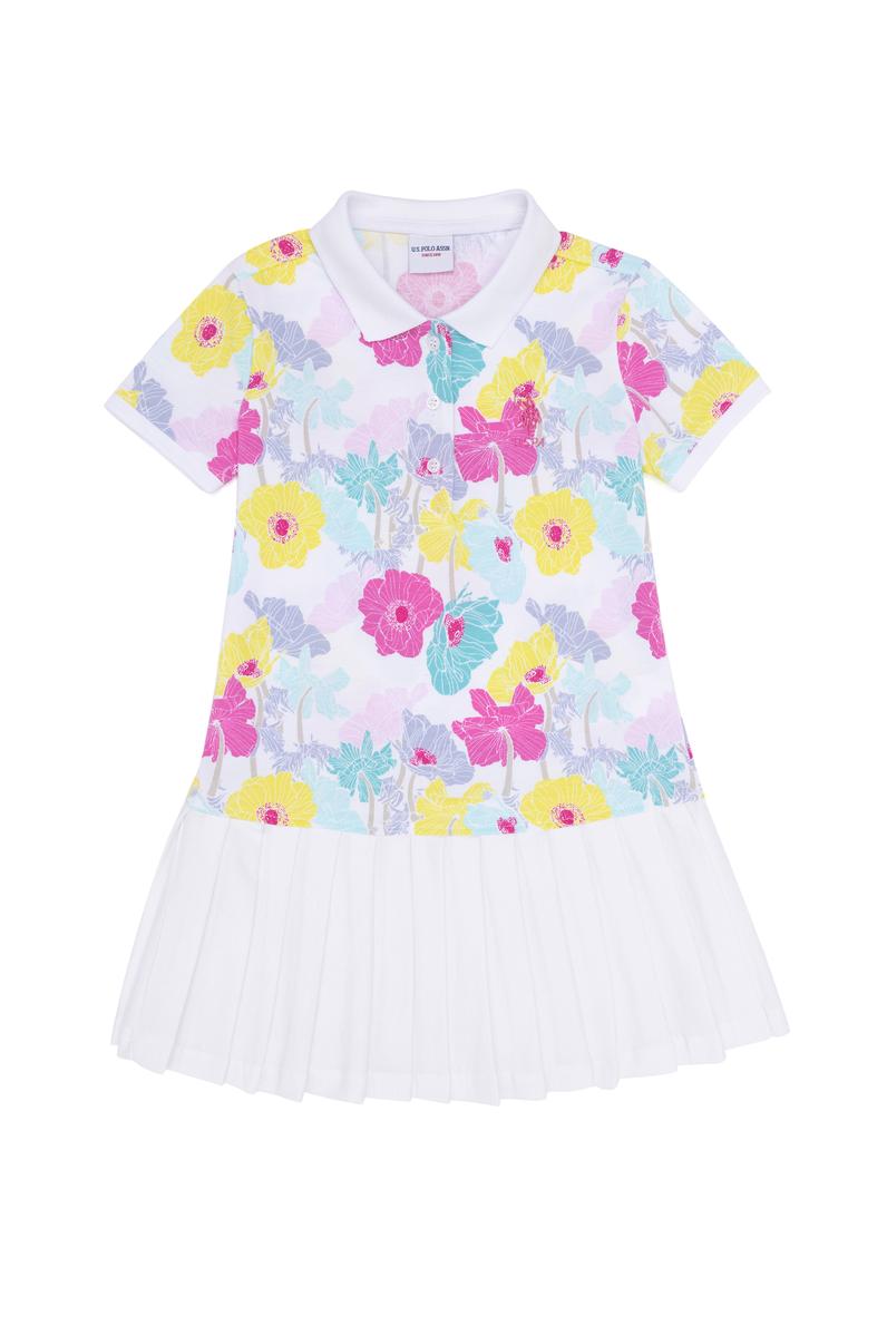 Kız Çocuk Beyaz Örme Elbise