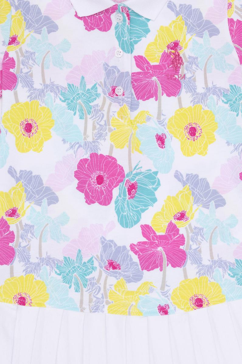 Kız Çocuk Beyaz Örme Elbise