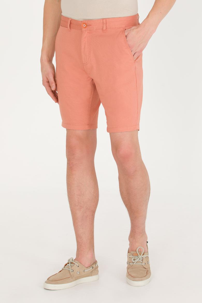 Erkek Kiremit Dokuma Şort - 50266070063
