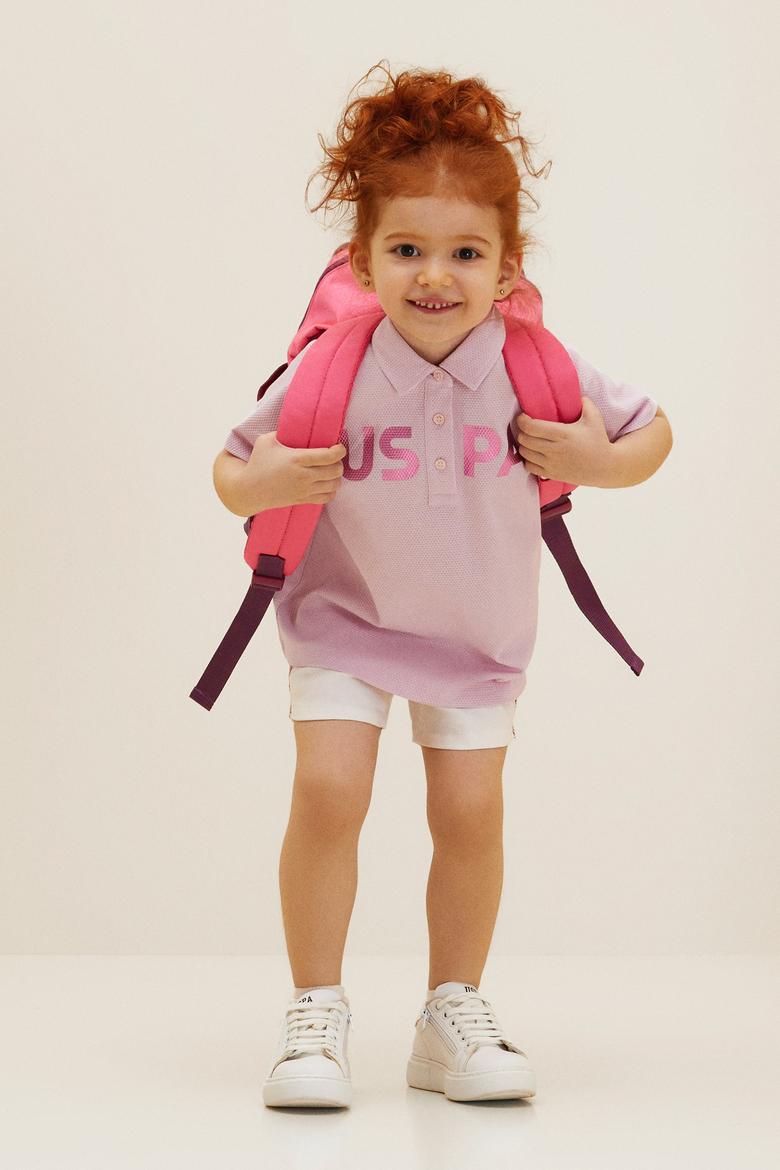 Kız Çocuk Beyaz Dokuma Şort