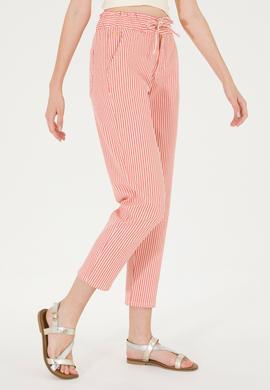 Kadın Kırmızı Jean Pantolon - 50266290007