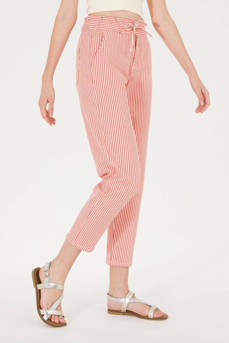 Kadın Kırmızı Jean Pantolon - 50266290007