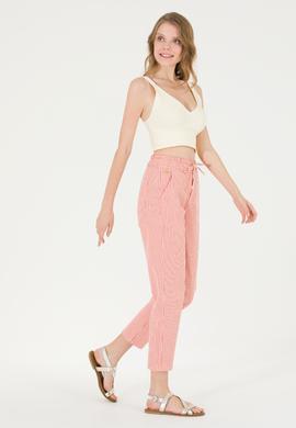 Kadın Kırmızı Jean Pantolon - 50266290007