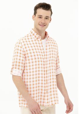 Erkek Kareli Kiremit Gömlek - 50263337023