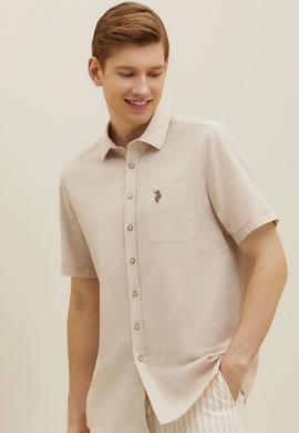 Erkek Taş Kısa Kollu Gömlek - 50262957043