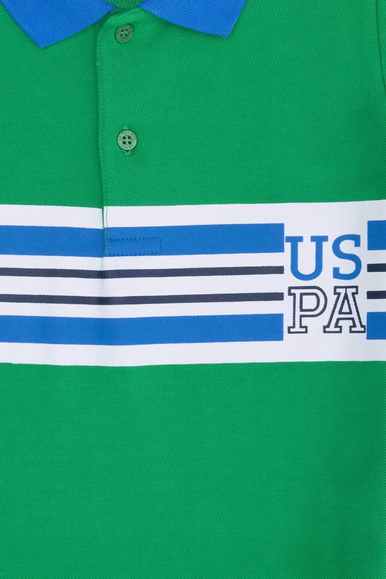 Erkek Çocuk Yeşil Polo Yaka Tişört - 50266066032