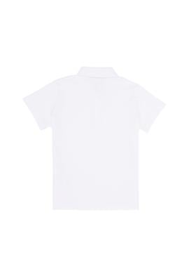 Kız Çocuk Beyaz Basic Polo Yaka Tişört - 50271864002