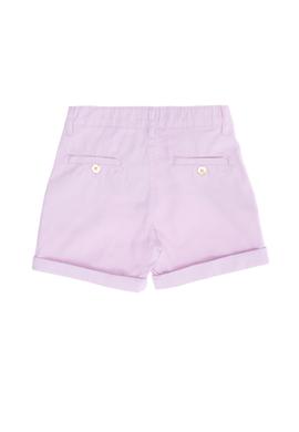 Kız Çocuk Manolya Dokuma Şort - 50268087039