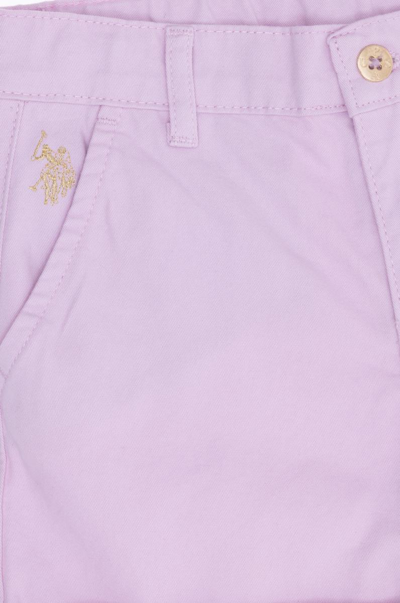 Kız Çocuk Manolya Dokuma Şort