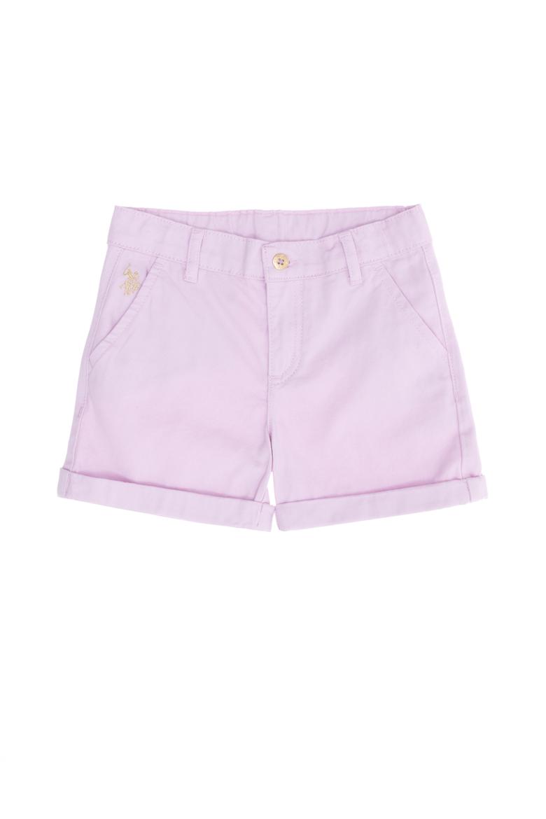 Kız Çocuk Manolya Dokuma Şort