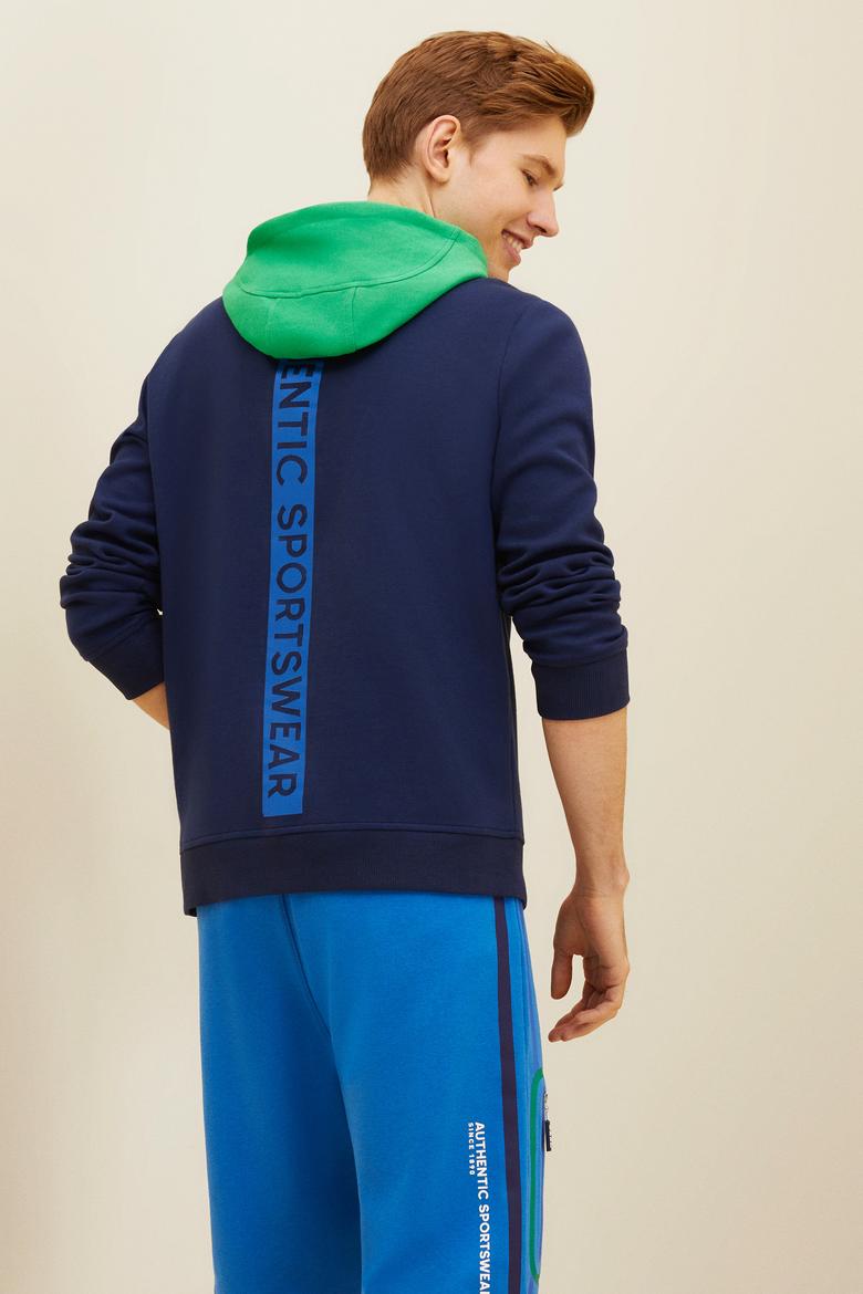 Erkek Lacivert Sweatshirt - 50263581001