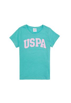 Kız Çocuk Mint Basic Bisiklet Yaka Tişört - 50276874045