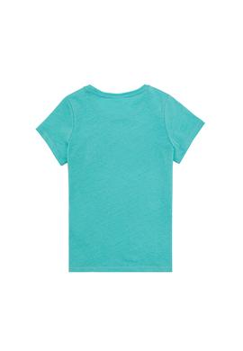 Kız Çocuk Mint Basic Bisiklet Yaka Tişört - 50276874045