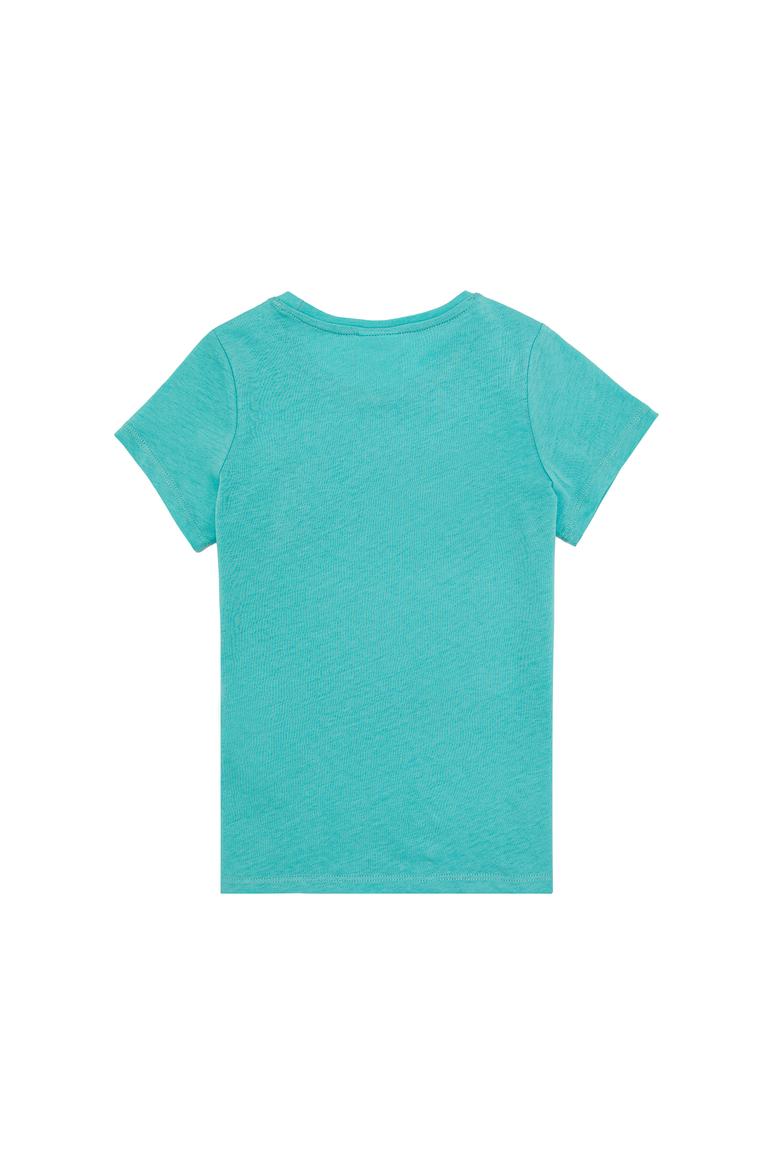 Kız Çocuk Mint Basic Bisiklet Yaka Tişört - 50276874045