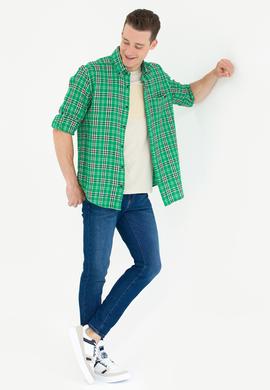 Erkek Oduncu Yeşil Gömlek - 50264306010