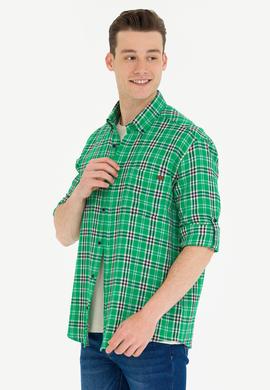 Erkek Oduncu Yeşil Gömlek - 50264306010