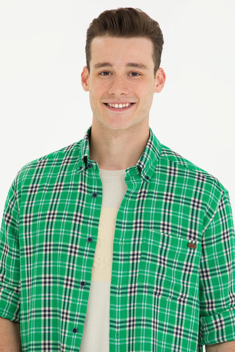 Erkek Oduncu Yeşil Gömlek - 50264306010