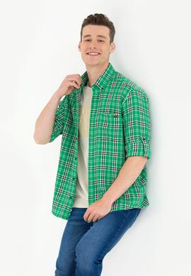 Erkek Oduncu Yeşil Gömlek - 50264306010
