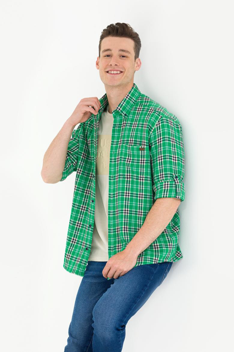 Erkek Oduncu Yeşil Gömlek - 50264306010