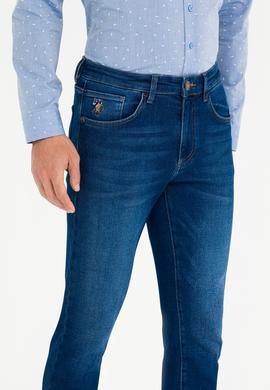 Erkek Koyu Mavi Jean Pantolon - 50274675032