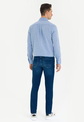 Erkek Koyu Mavi Jean Pantolon - 50274675032