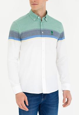 Erkek Yeşil Uzun Kollu Gömlek - 50263129017