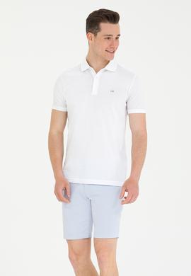 Erkek Beyaz Polo Yaka Tişört - 50263353001