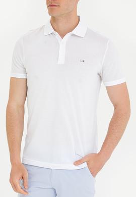 Erkek Beyaz Polo Yaka Tişört - 50263353001