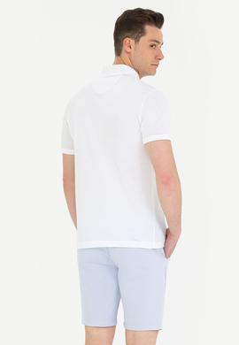 Erkek Beyaz Polo Yaka Tişört - 50263353001