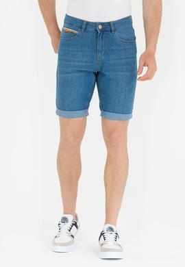 Erkek Mavi Jean Şort - 50264295003