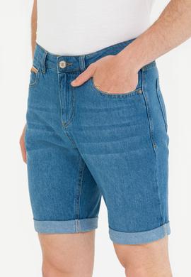 Erkek Mavi Jean Şort - 50264295003