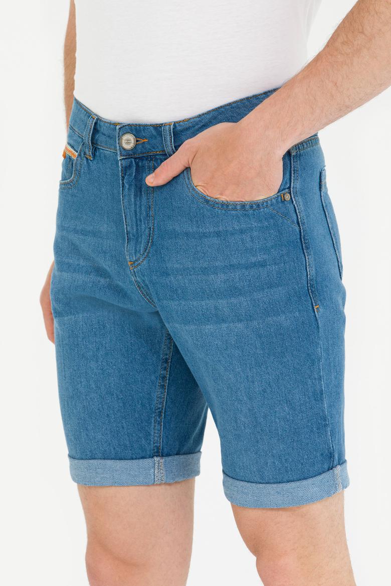 Erkek Mavi Jean Şort - 50264295003