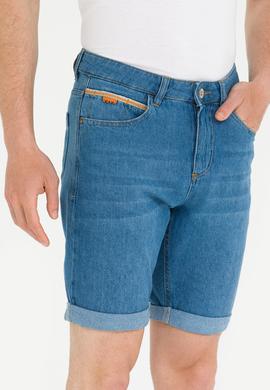 Erkek Mavi Jean Şort - 50264295003