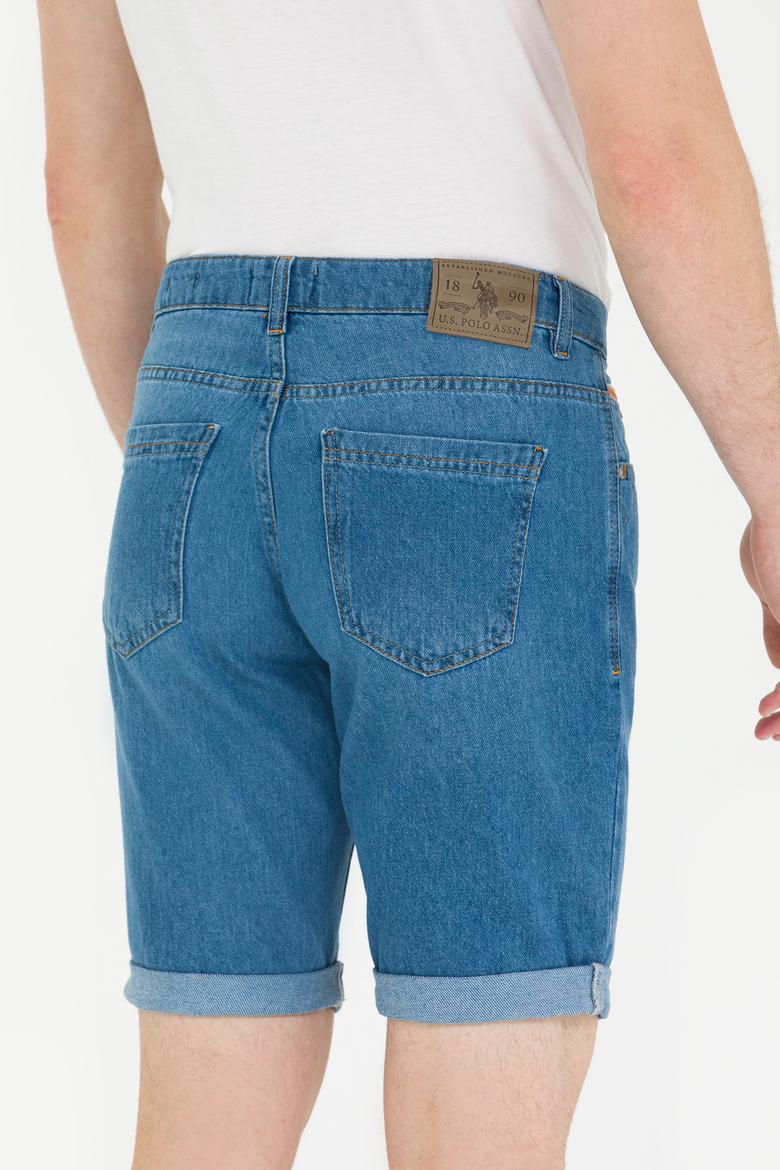 Erkek Mavi Jean Şort - 50264295003