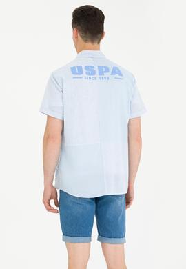 Erkek Mavi Kısa Kollu Gömlek - 50263754006