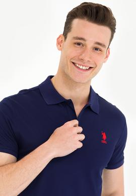 Erkek Lacivert Polo Yaka Tişört - 50269835019