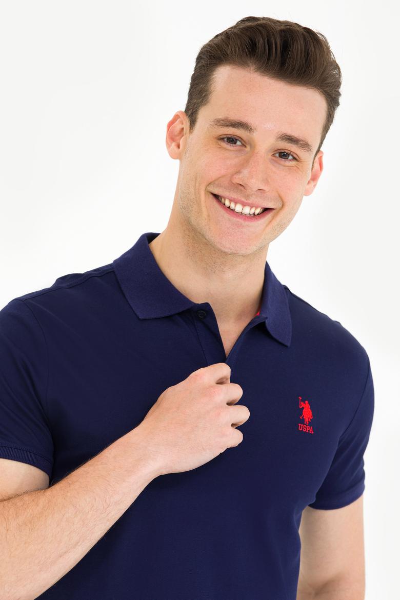 Erkek Lacivert Polo Yaka Tişört - 50269835019