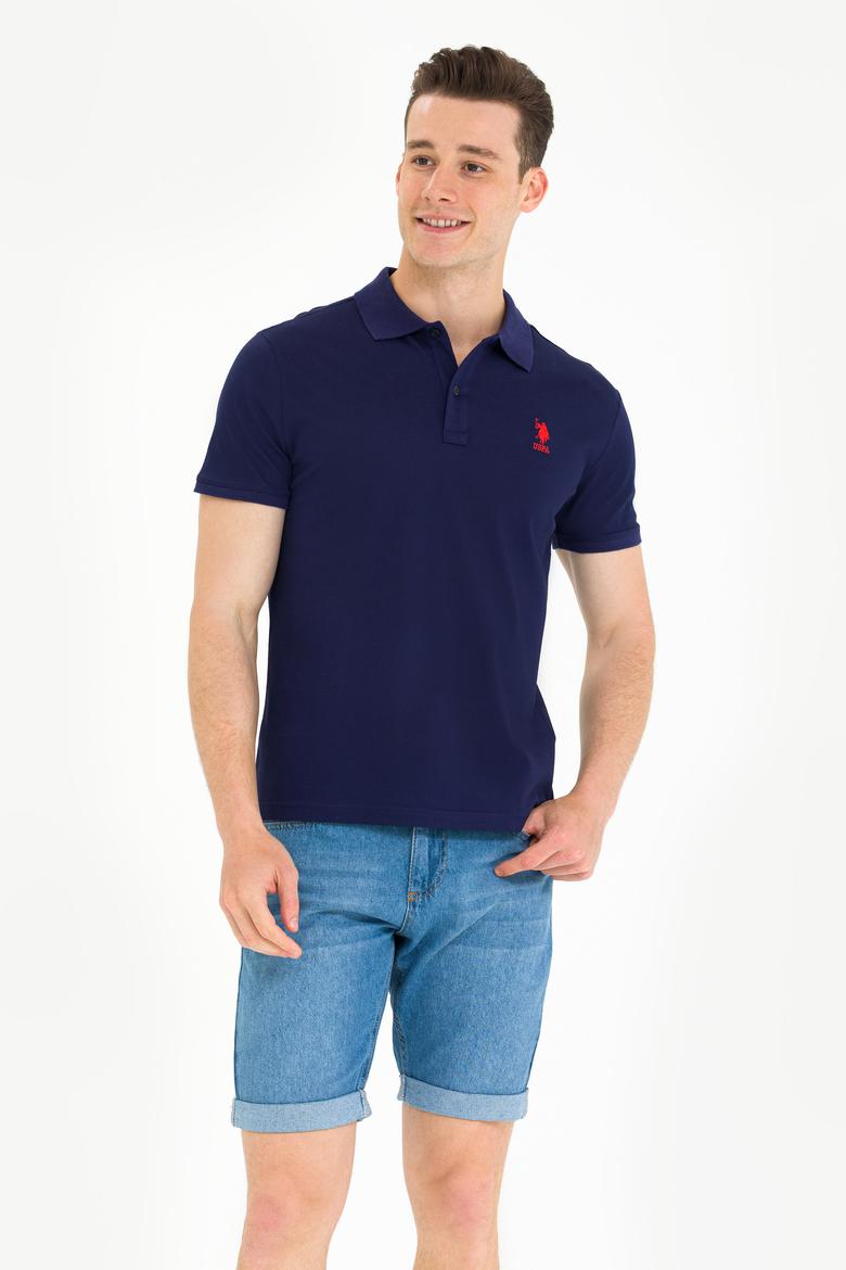 Erkek Lacivert Polo Yaka Tişört - 50269835019