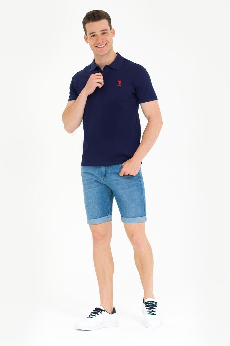 Erkek Lacivert Polo Yaka Tişört - 50269835019