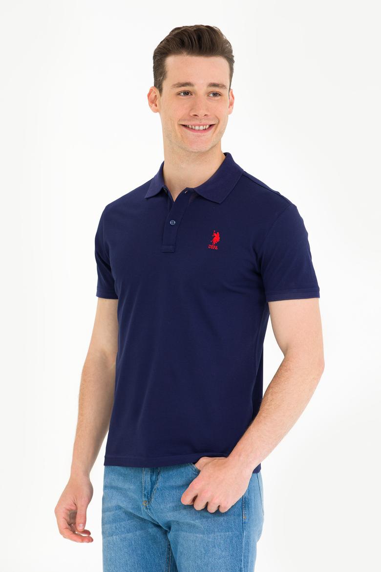 Erkek Lacivert Polo Yaka Tişört