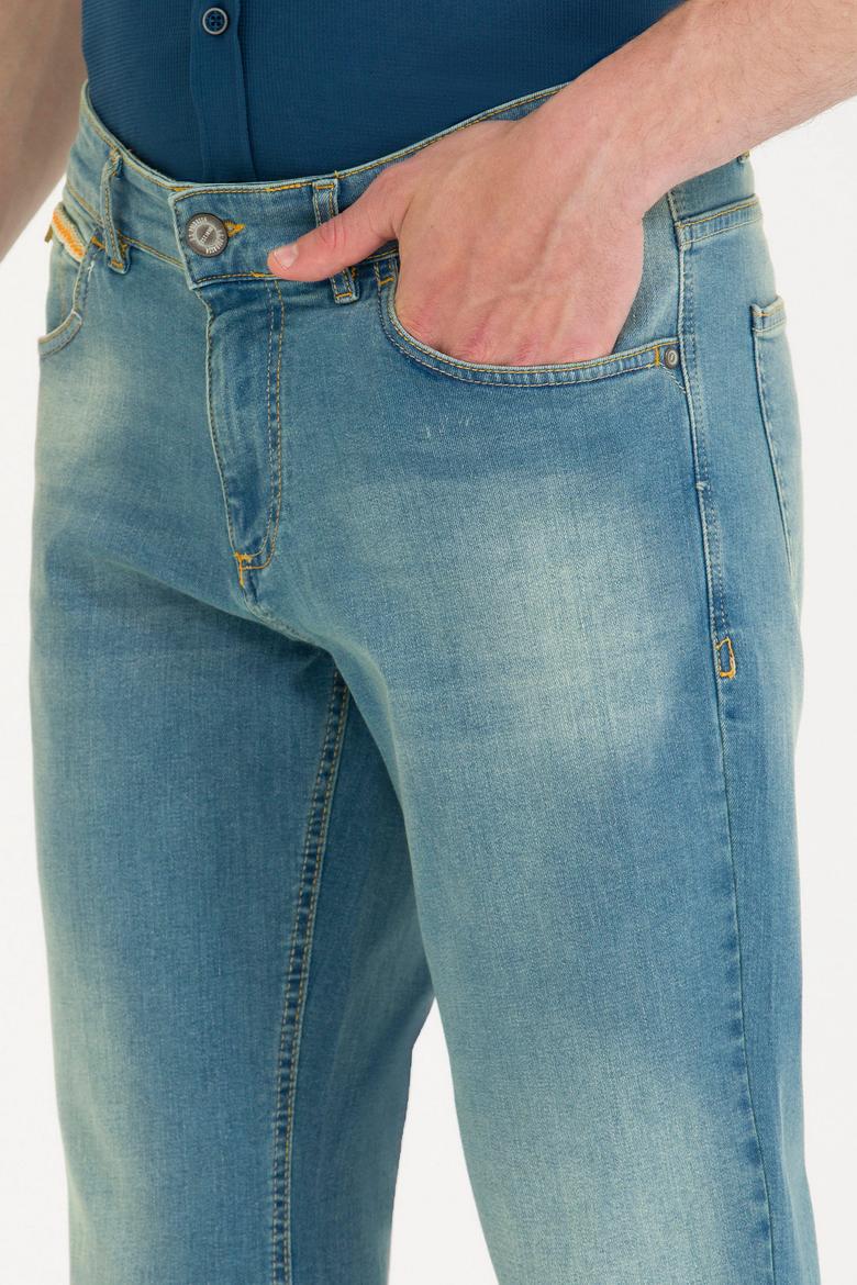 Erkek Açık Mavi Jean Pantolon - 50264631071